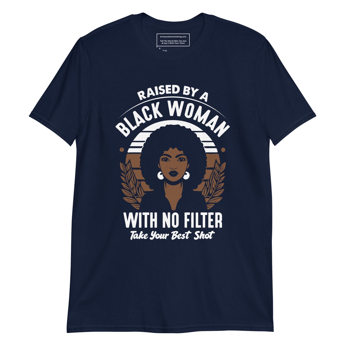 Black Woman No Filter White Ink