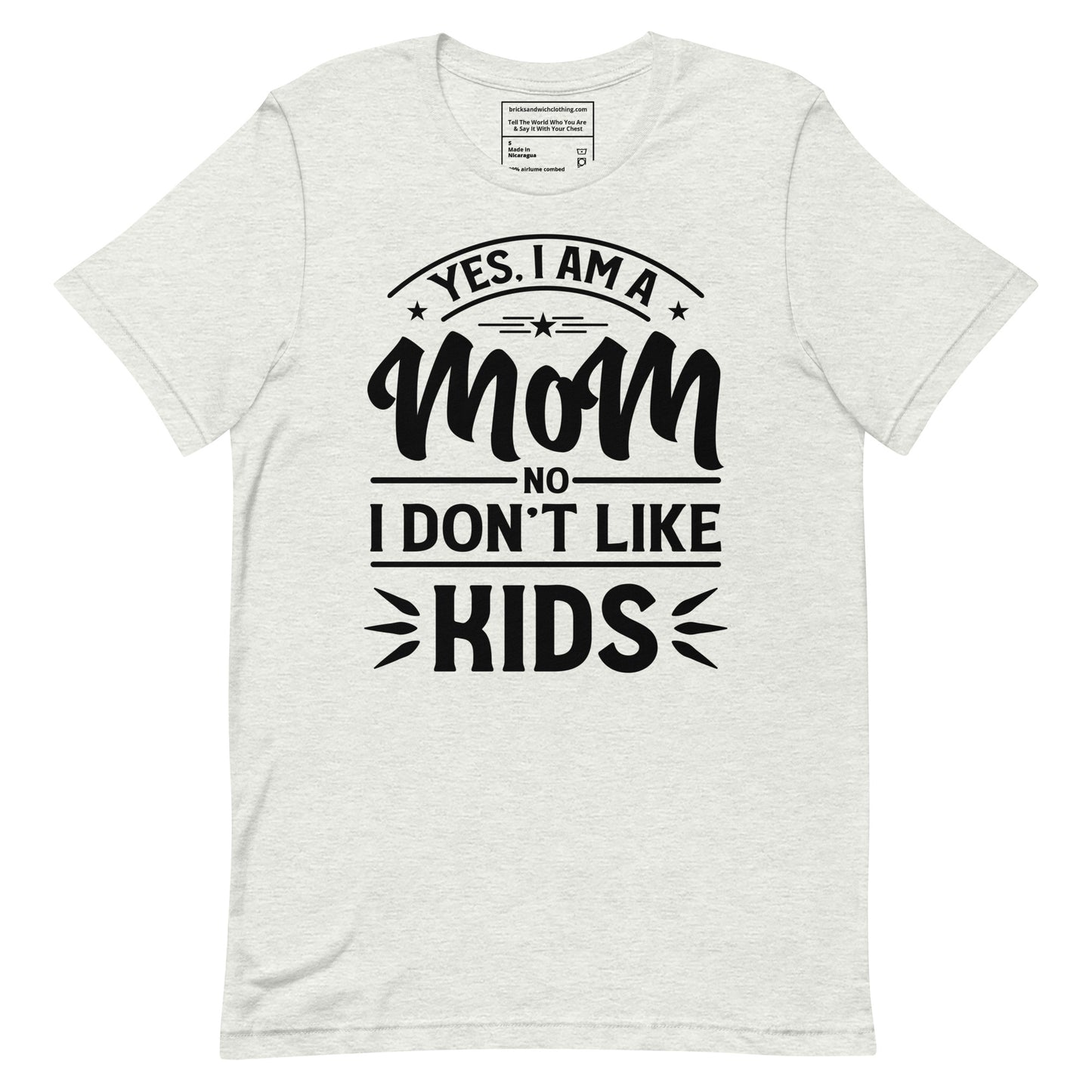I Don't Like Kids T-Shirt Black Ink