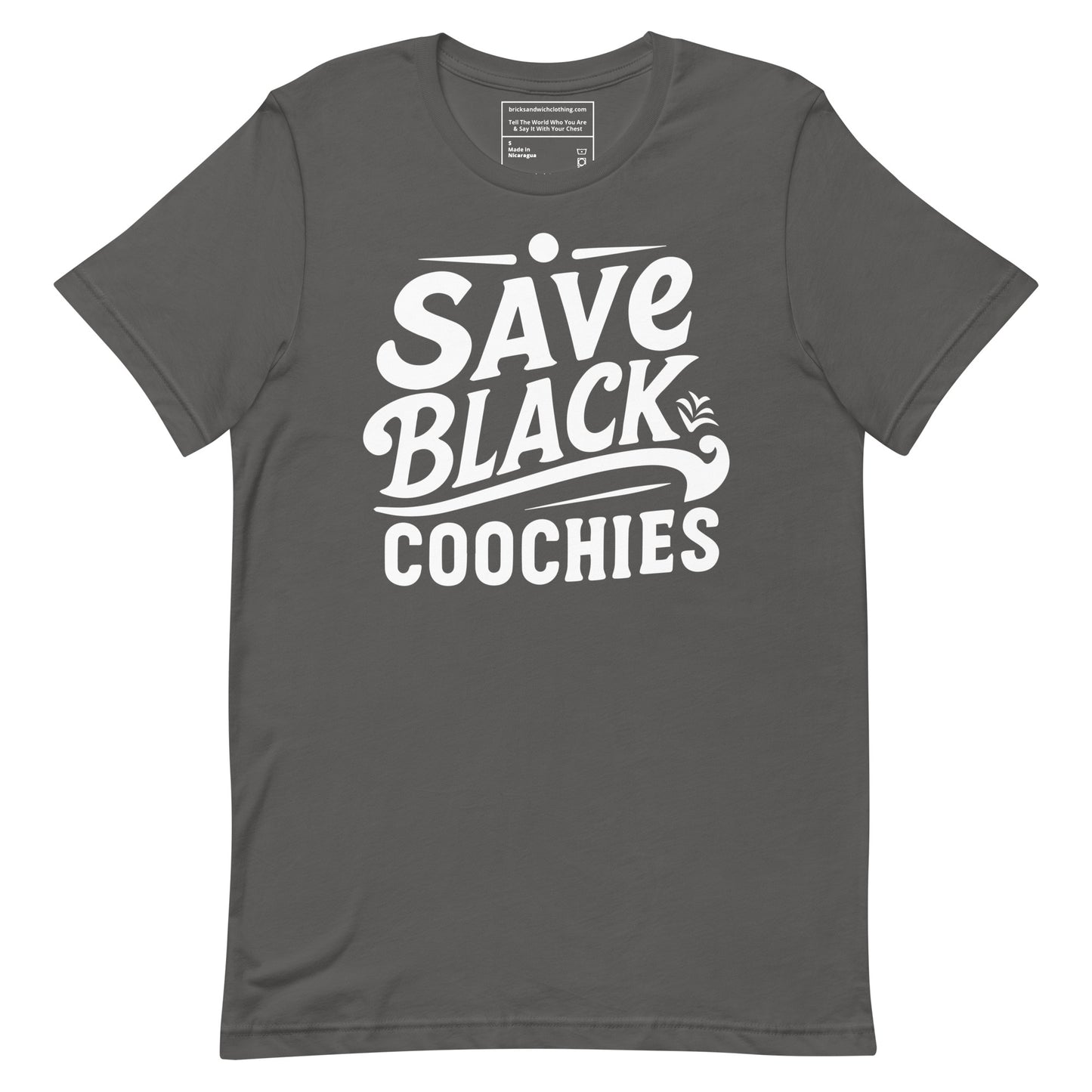 Save Black Coochies White Ink