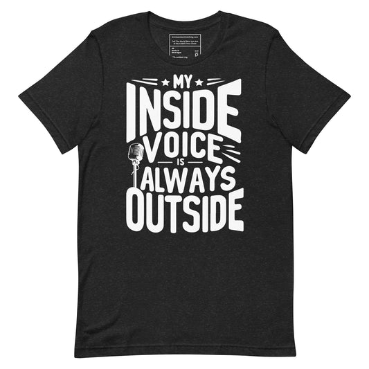Inside Voice Outside White Ink