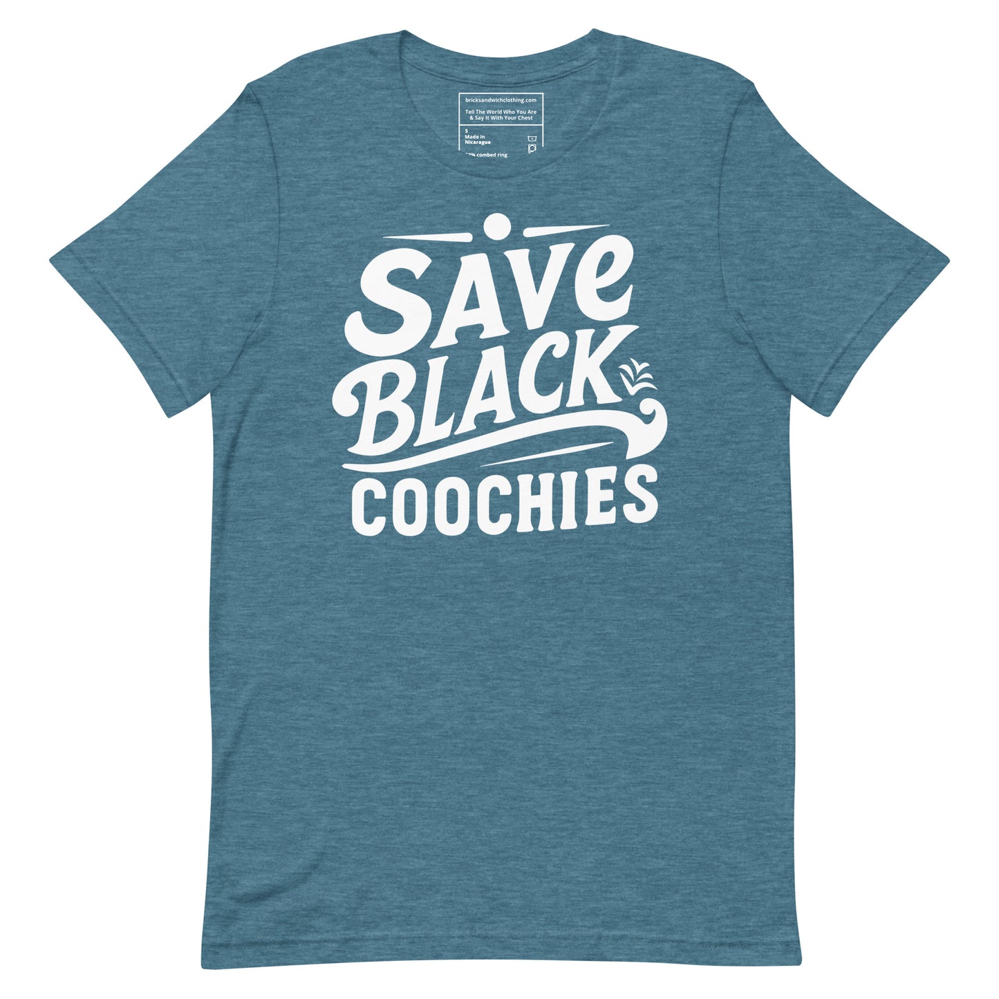 Save Black Coochies White Ink