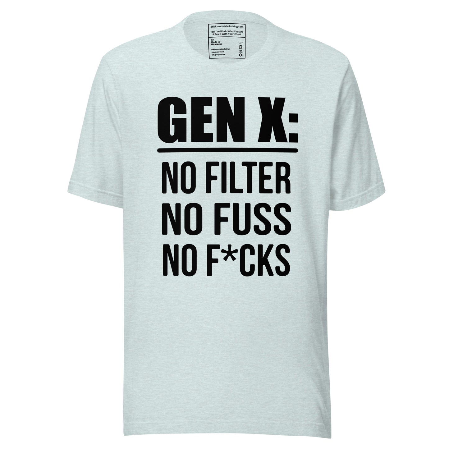Gen X No Filter Fuss Fx Black Ink