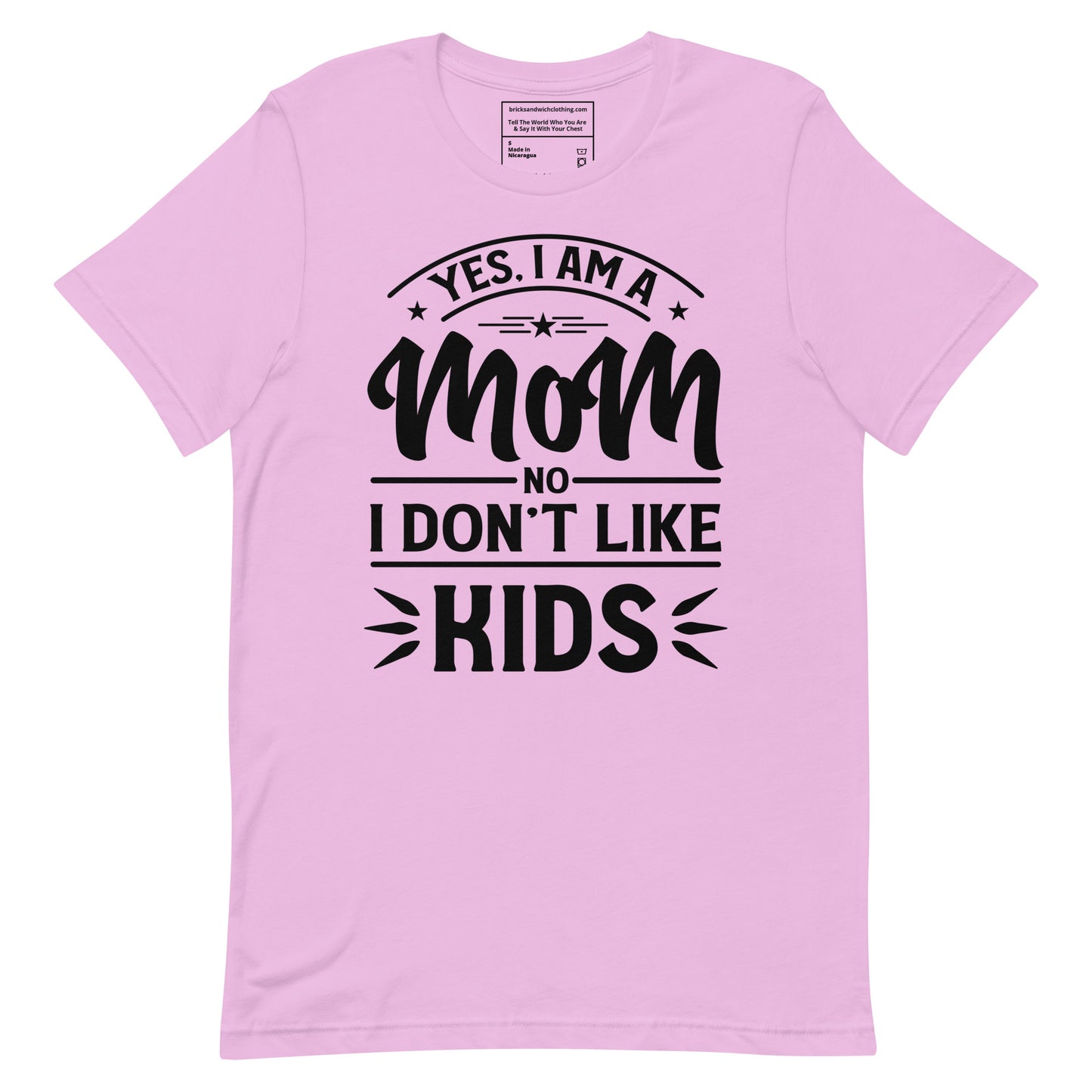 I Don't Like Kids T-Shirt Black Ink